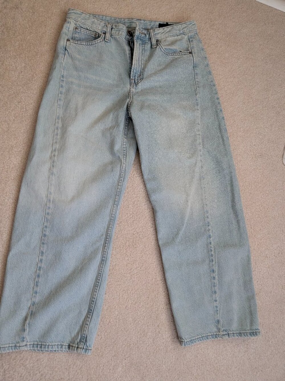 Zara barrel jeans size 38